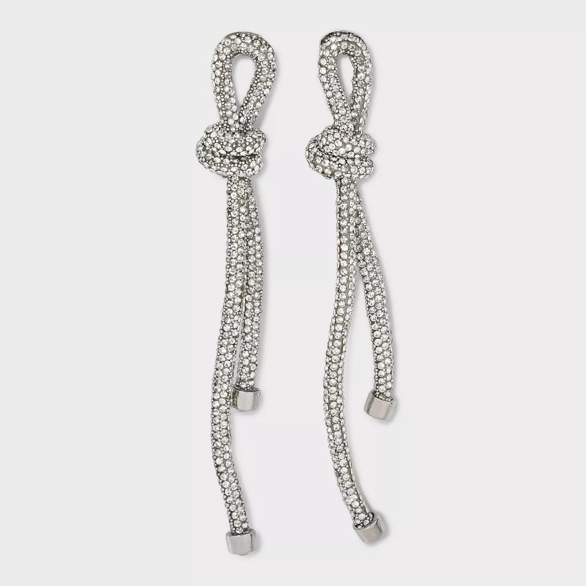 Post Linear Knotted Rope Stones Earrings - A New Day™ | Target