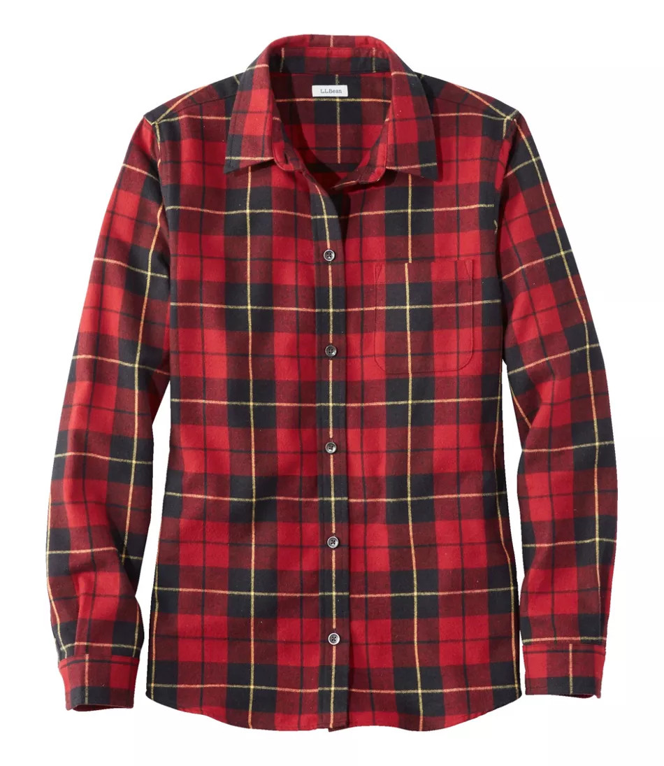 Women's Scotch Plaid Flannel Shirt, Relaxed | L.L. Bean