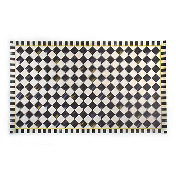 Courtly Check Floor Mat - 3' x 5' | MacKenzie-Childs