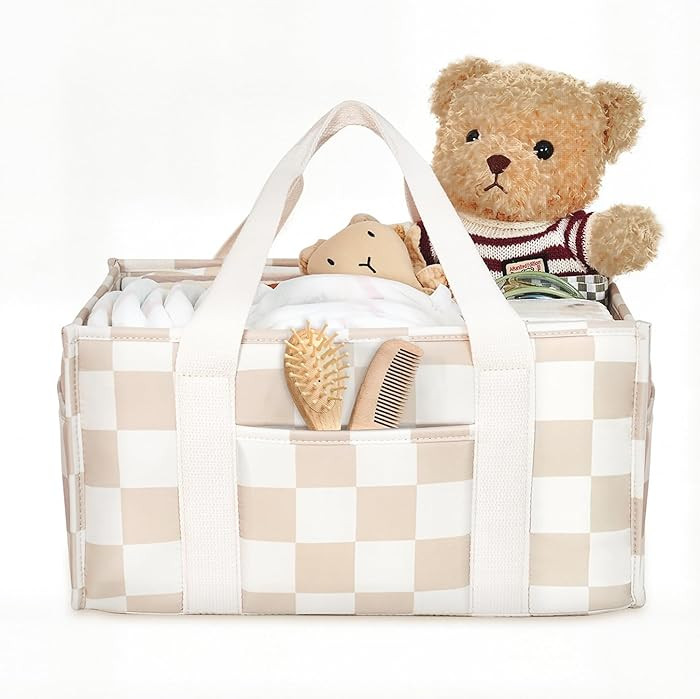 Baby Diaper Caddy – Baby Diaper Caddy Organizer, Stylish Storage Basket for Newborn Essentials ... | Amazon (US)
