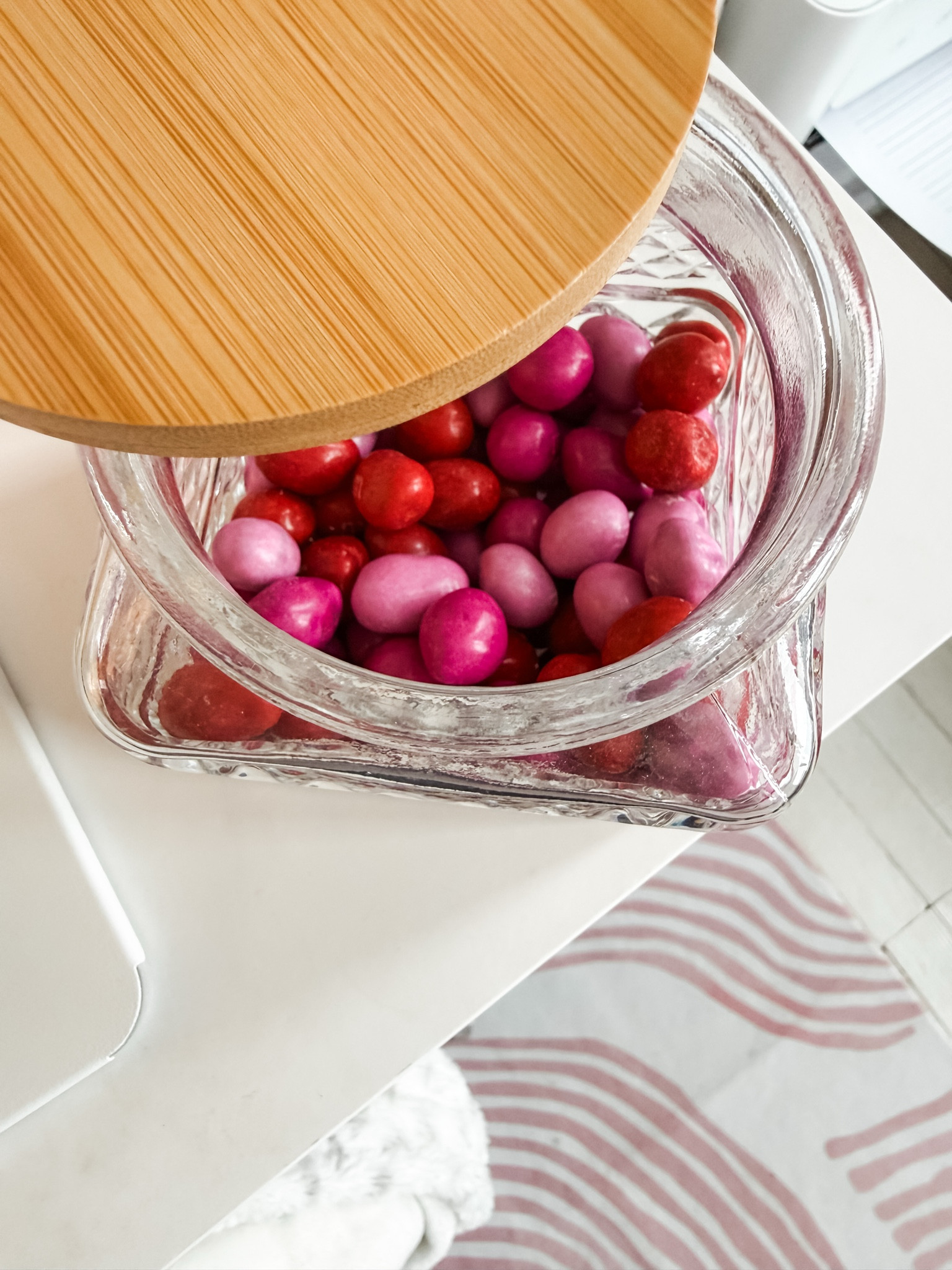 I wanted a pretty little jar for candy near my desk (dangerous, I know). The bamboo lid seals tight and it’s the perfect size without being over-the-top.

#LTKmomlife #LTKHome #LTKfoodie