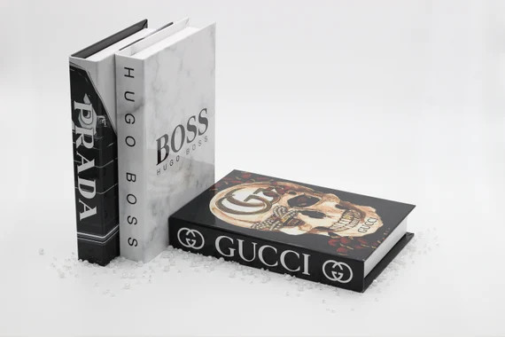 Decorative Luxury Display Book Coffe Table Book Box Designer | Etsy | Etsy (US)