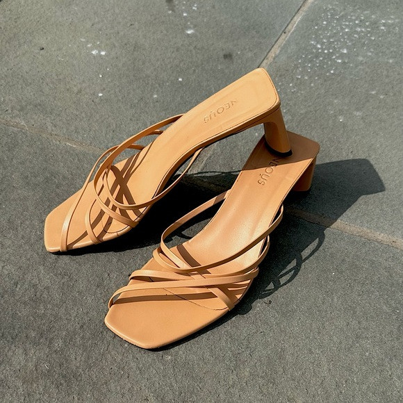 NEOUS nude leather sandal | Poshmark