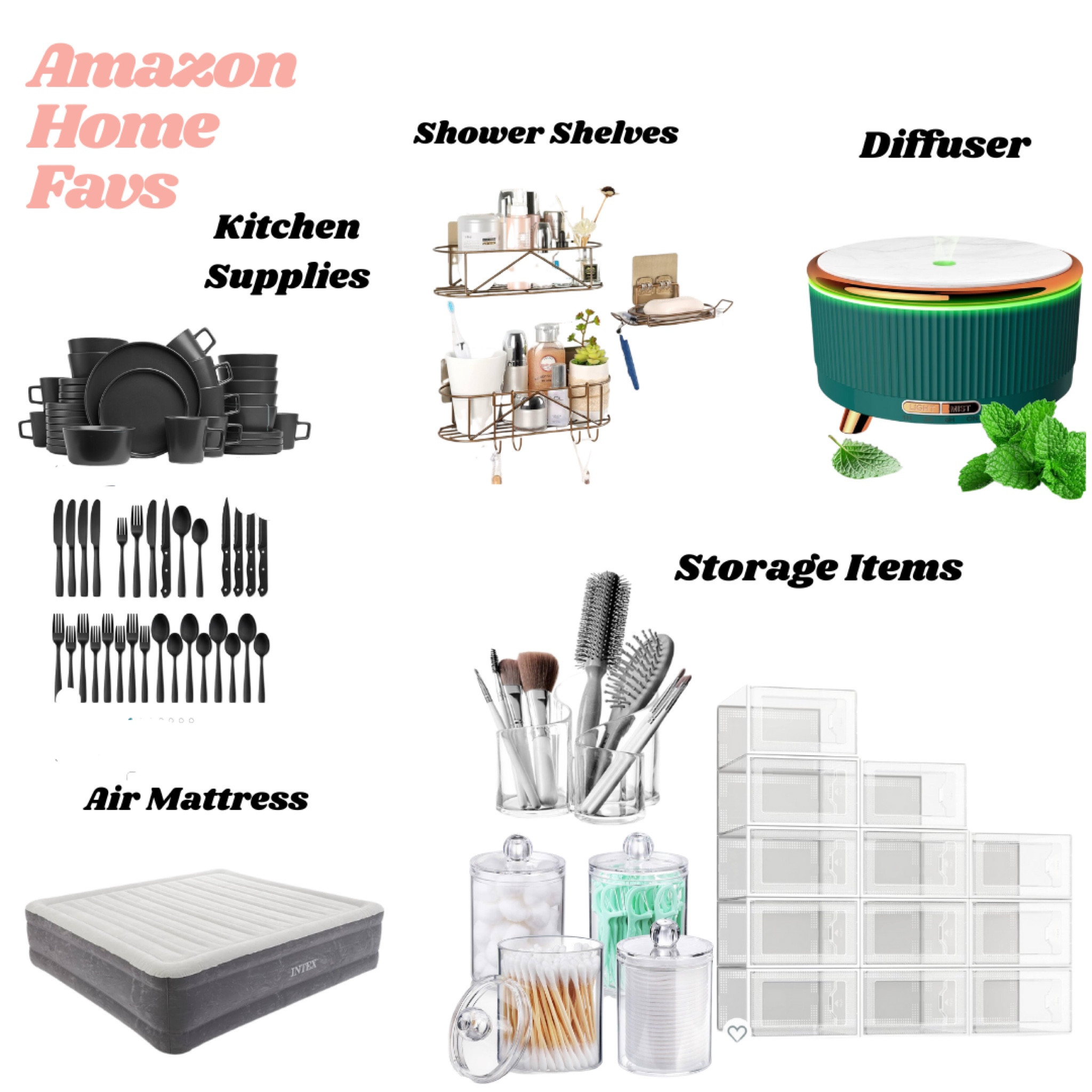 Amazon Home Favorites. 

Kitchen items  storage items 

#LTKhome