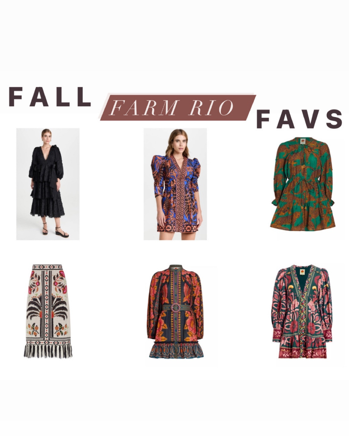Fall new arrivals for farm rio! Fall dresses 

#LTKplussize #LTKSeasonal #LTKtravel