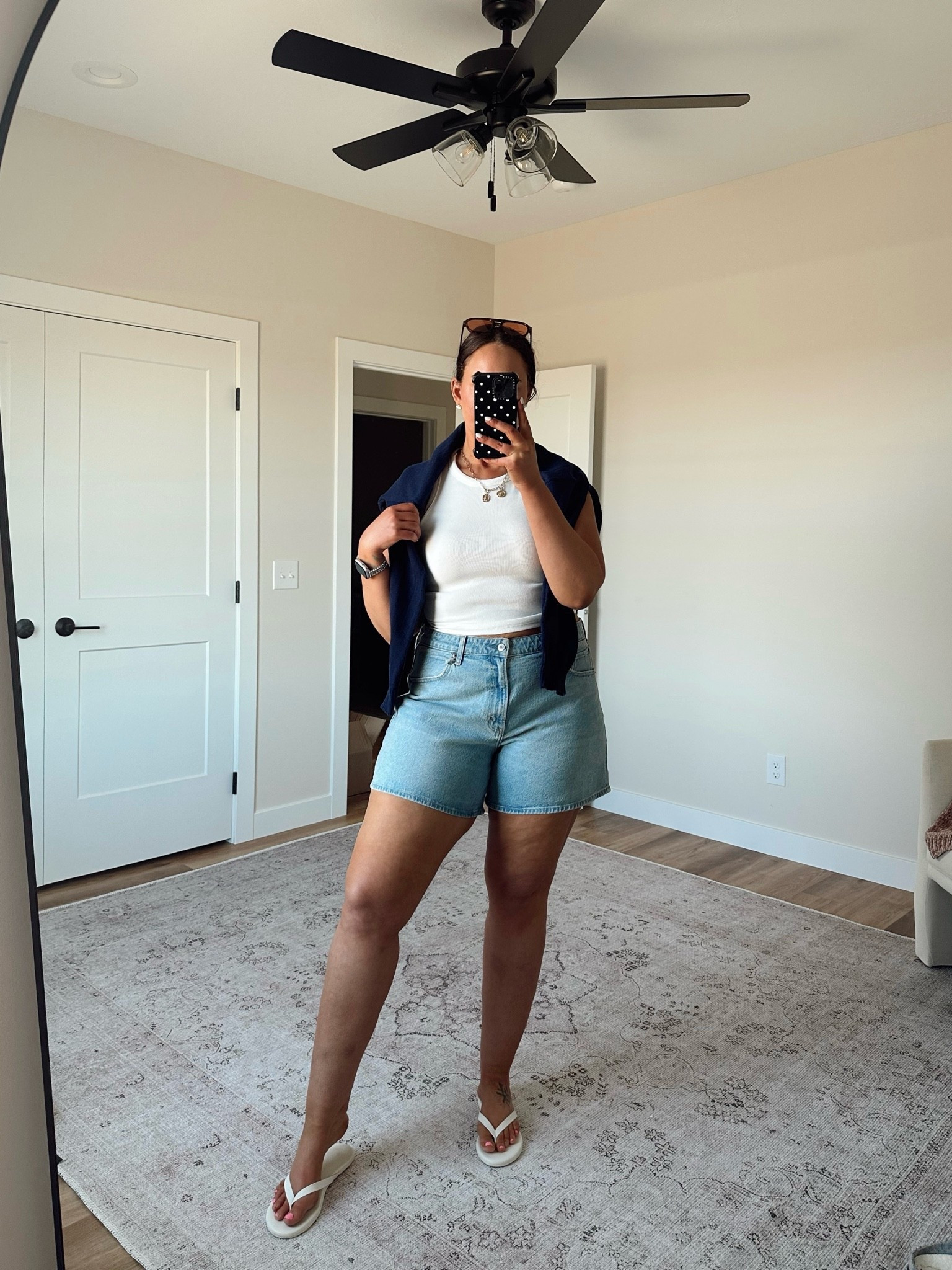 Amazon tank - large
Abercrombie denim shorts 33 (sized up 1)




memorial day outfit

#LTKootd #LTKMidsize #LTKTall
