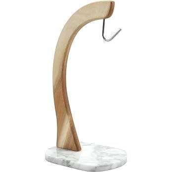 everous Banana Hanger Marble Base,Modern Banana Holder Tree Stand with Hook for Home or Bar(White... | Amazon (US)