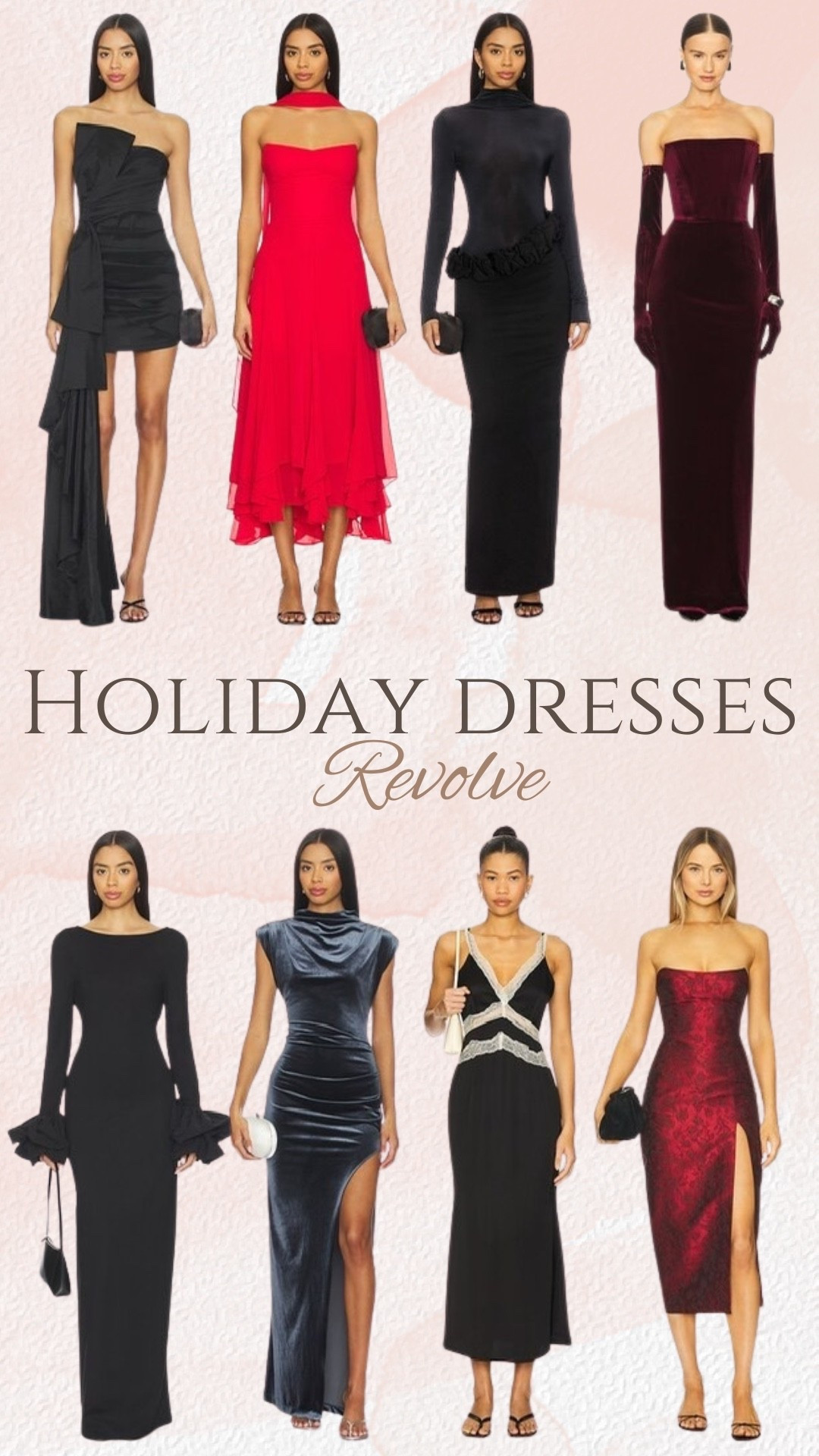 Holiday dresses from Revolve 

#holiday #party #dress #gift #christmas #event #wedding #fallwedding #winterwedding 

#revolve #fall #country #festival #boots #jacket #coat #sweater #dress #boots #denim #jeans #leather #brownsuede #espressobrown #polkadot #burgundycoat #butteryellowsweater #thanksgiving #photos #familyphotos #holidays #gift #giftguide

#LTKGiftGuide #LTKWedding #LTKHoliday