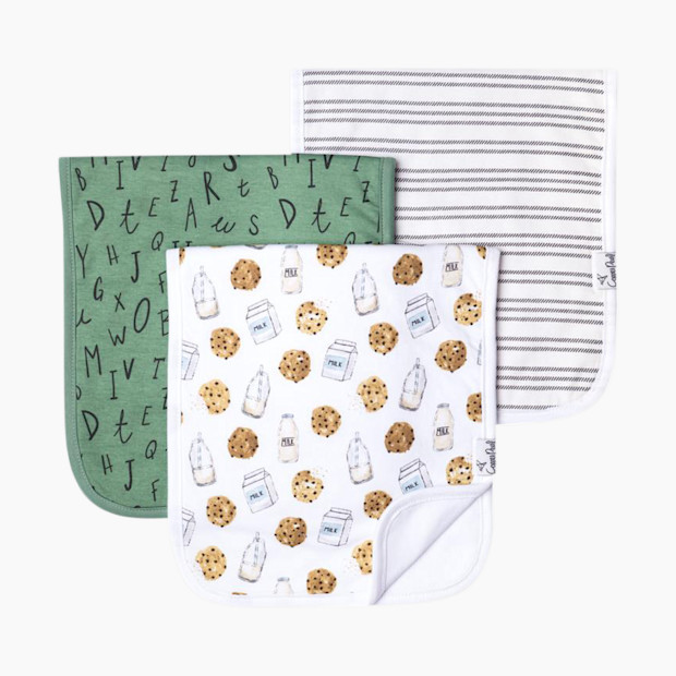 Copper Pearl Burp Cloth Set in Chip | 100% Cotton | Babylist