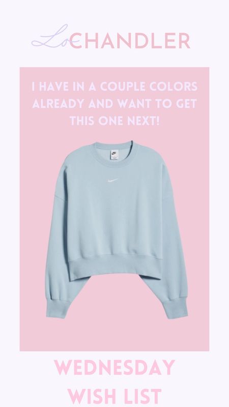 I have this sweatshirt is so many colors and this one is definitely next! So easy to throw on and so comfortable!




Nike 
Sweatshirt 
Athletic wear
Casual wear
Athleisure 

#LTKActive #LTKfitness #LTKfindsunder100