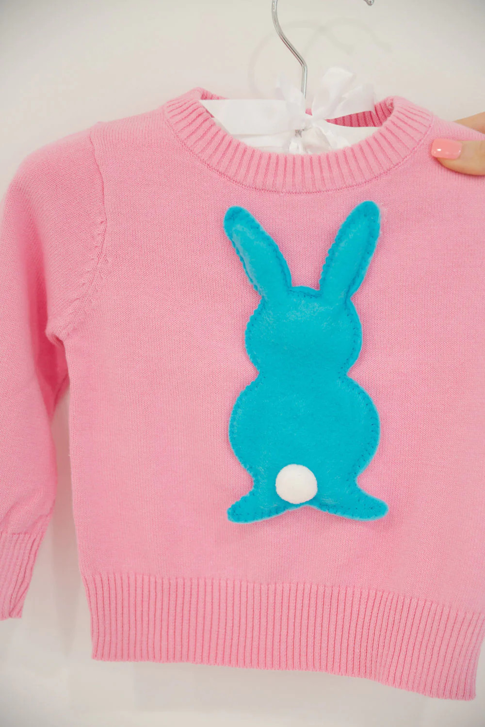 MINI KIDS SOME BUNNY LOVES ME SWEATER | Judith March