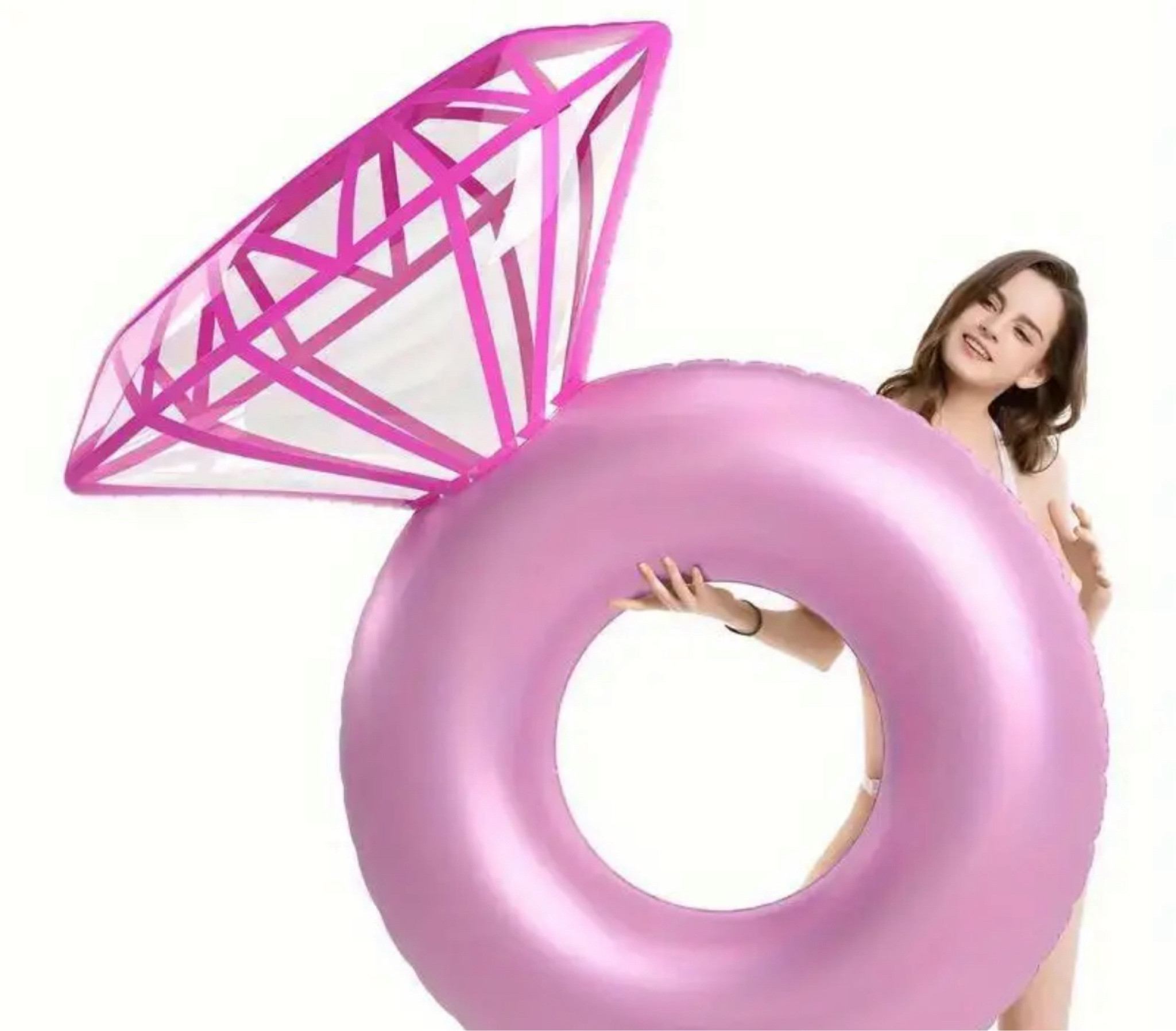 Pink diamond ring, pool float, bachelorette party

#LTKFindsUnder50 #LTKParties #LTKWedding