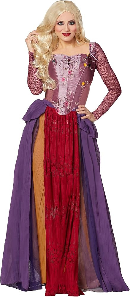 Spirit Halloween Hocus Pocus Adult Sarah Sanderson Deluxe Costume | Officially Licensed | Witch C... | Amazon (US)