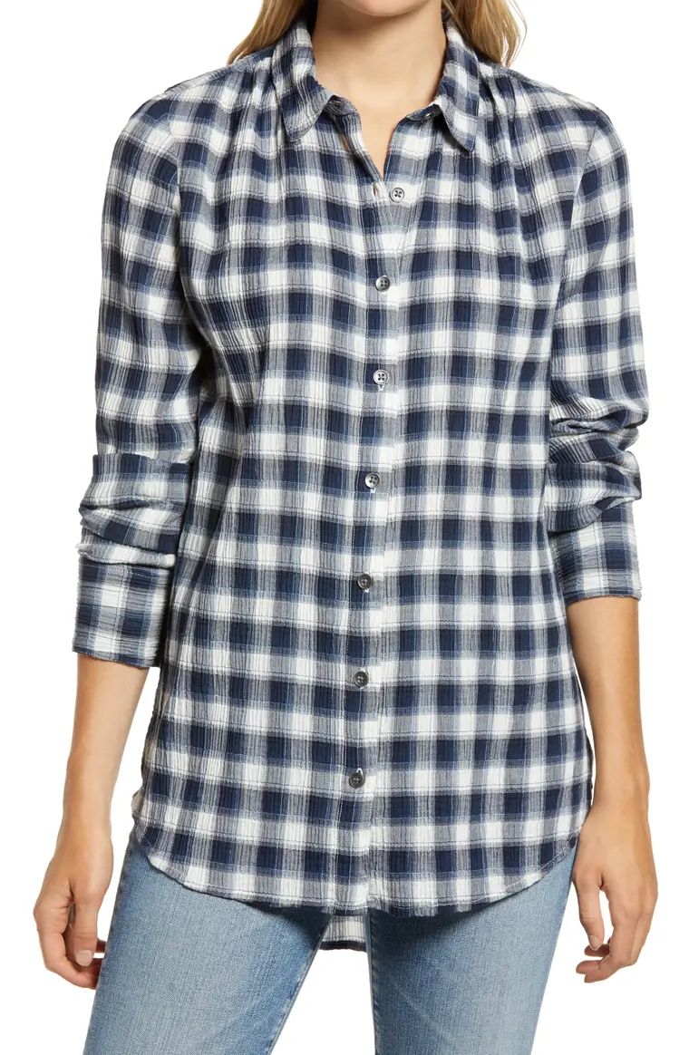 Plaid Tunic Shirt | Nordstrom