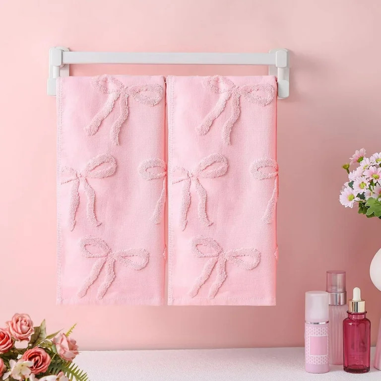Wzzjkit Valentines Day Gifts Pink Bowknot Face Towels Home Sweet Home Valentine's Kitchen Towels ... | Walmart (US)
