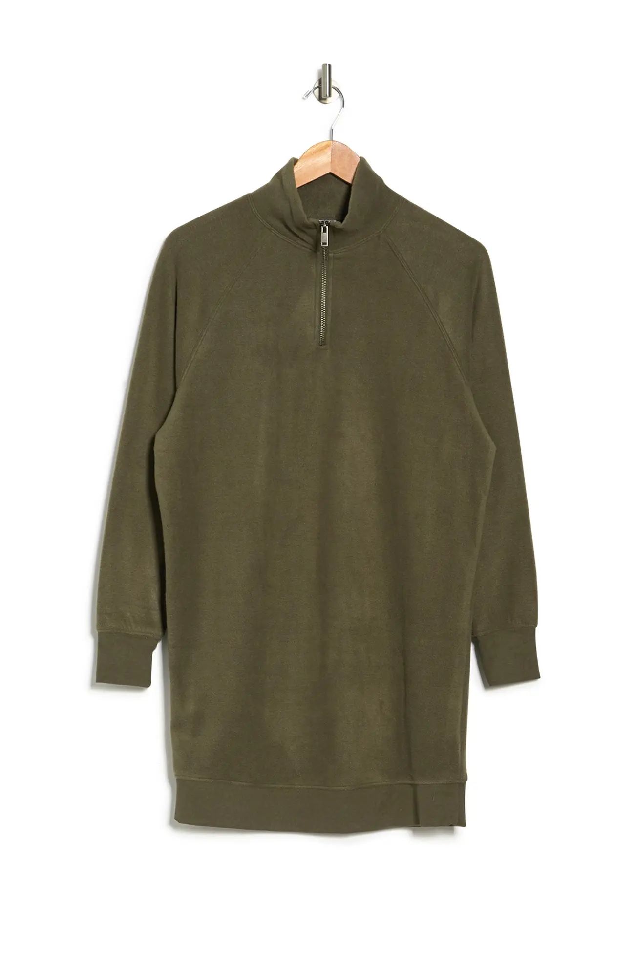 Abound | Quarter Zip Fleece Sweatshirt Dress | Nordstrom Rack | Nordstrom Rack