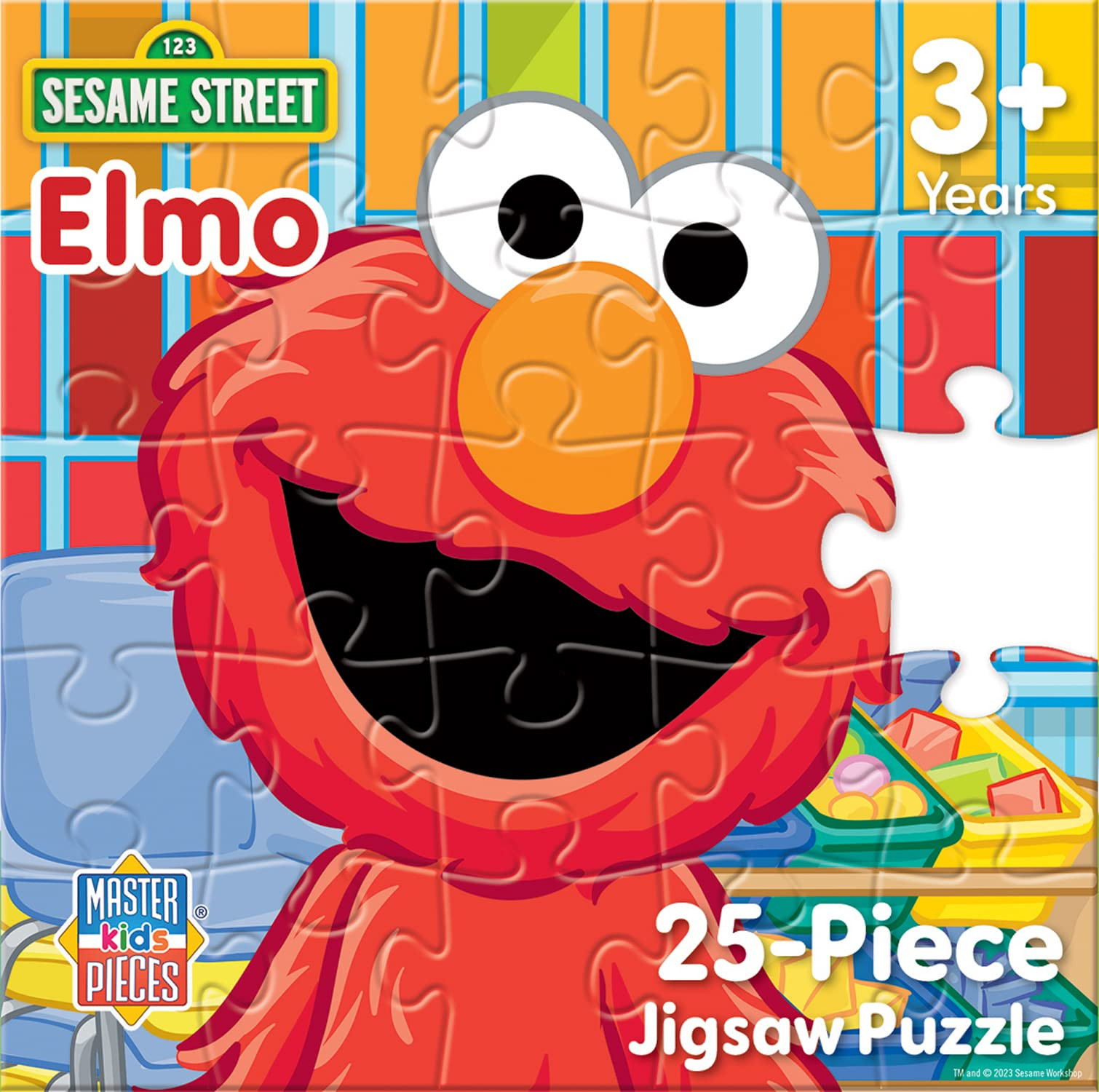 MasterPieces Sesame Street Elmo 25pc Puzzle | Amazon (US)