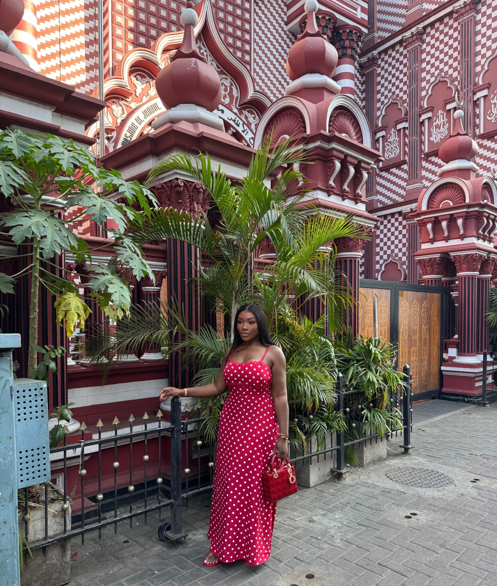 Lady in red at the Red Mosque Sri Lanka 

#LTKTravel #LTKStyleTip #LTKOver40