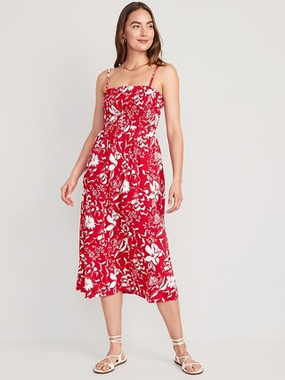 Fit & Flare Smocked Maxi Cami Dress for Women | Old Navy (US)