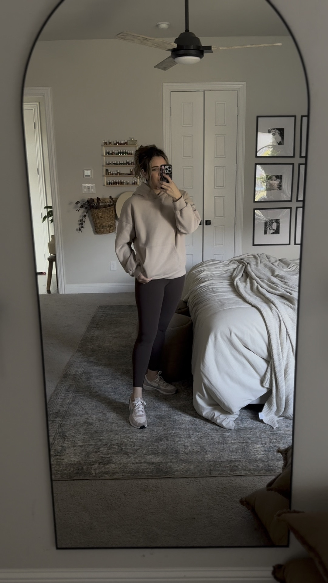 Gym outfit of the day // Amazon leggings // lululemon // Nike sneakers // oversized hoodie // activewear 

#LTKFitness #LTKActive #LTKStyleTip