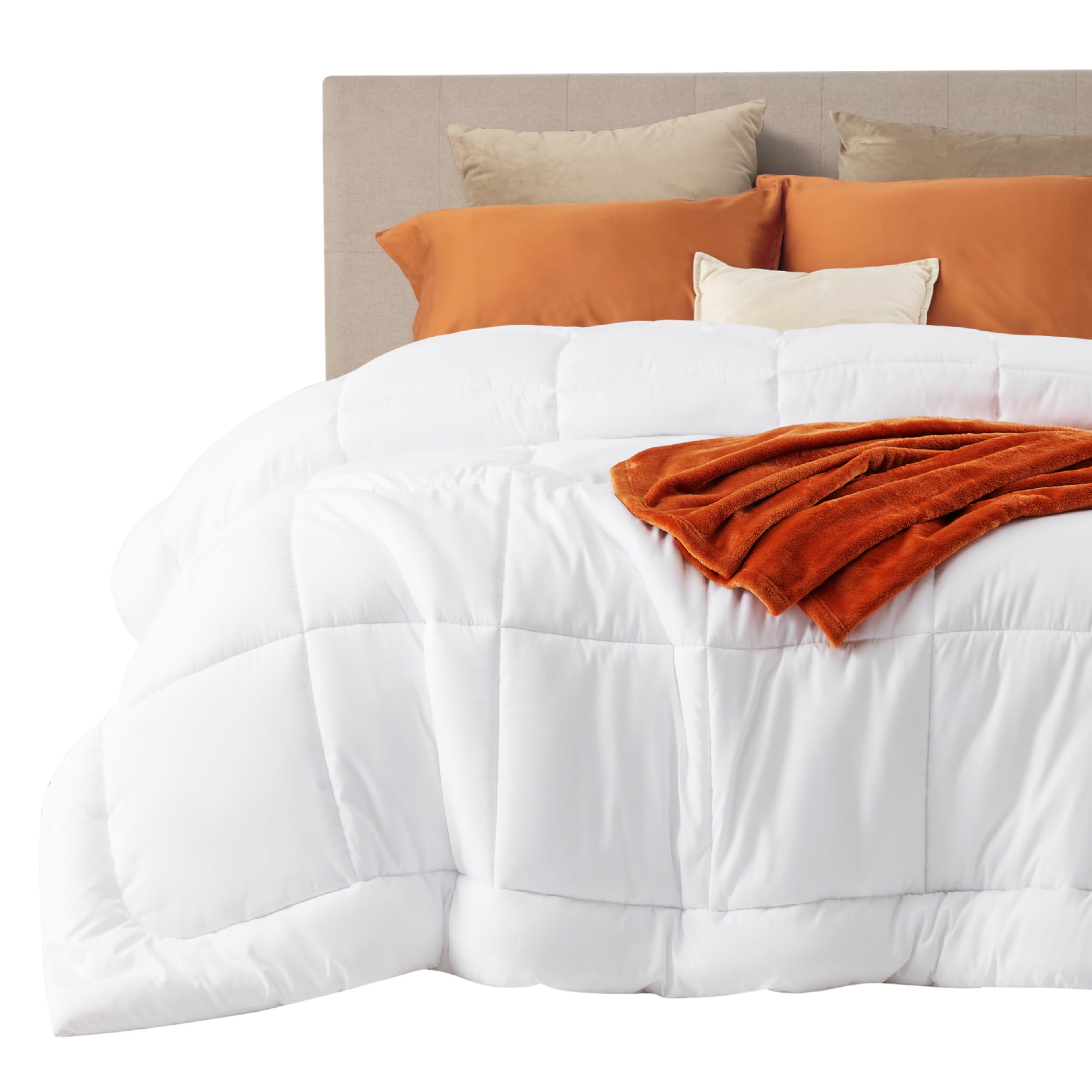 Bedsure Comforter Duvet Insert - Quilted Comforters King Size, All Season Duvet, GentleSoft™ Do... | Amazon (US)