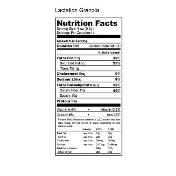 Bessie's Best Lactation Granola - 1 lb | Walmart (US)