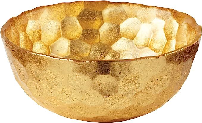 Elegance Odessa Gold Glass Bowl, 6-Inch | Amazon (US)