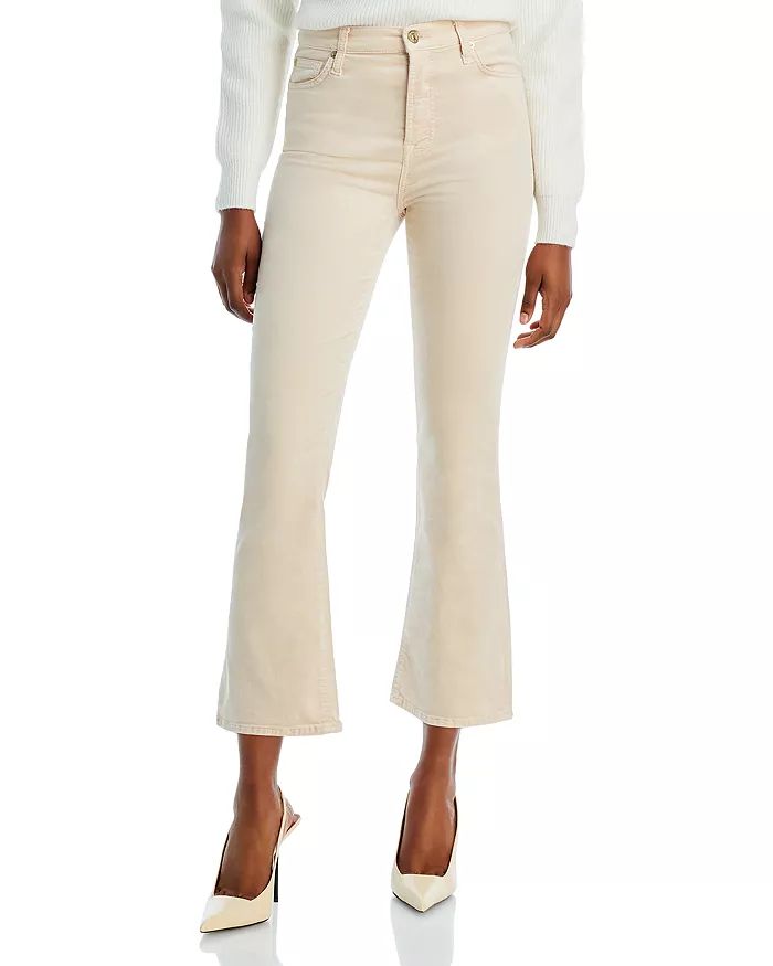 High Rise Cropped Kick Flare Jeans | Bloomingdale's (US)