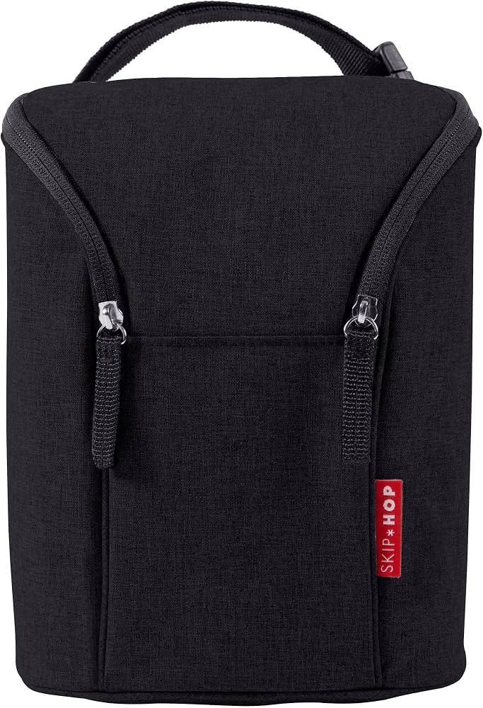 Skip Hop Baby Breastmilk Cooler Insulated Bottle Bag, Grab & Go, Chevron | Amazon (US)