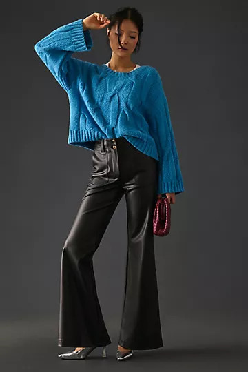 The Naomi Faux Leather Pants | Anthropologie (US)