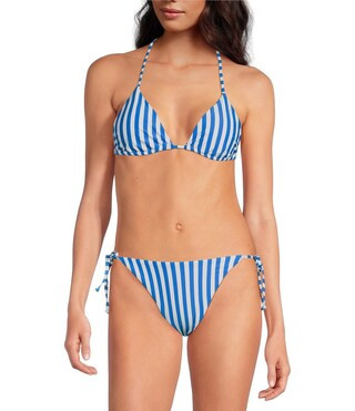 Gianni Bini Amalfi Stripe Swim Top & Amalfi Stripe Tie Side Swim Bottom | Dillard's | Dillard's