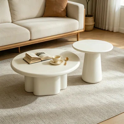 Modern simplicity Round Solid Wood Coffee Table | Wayfair North America