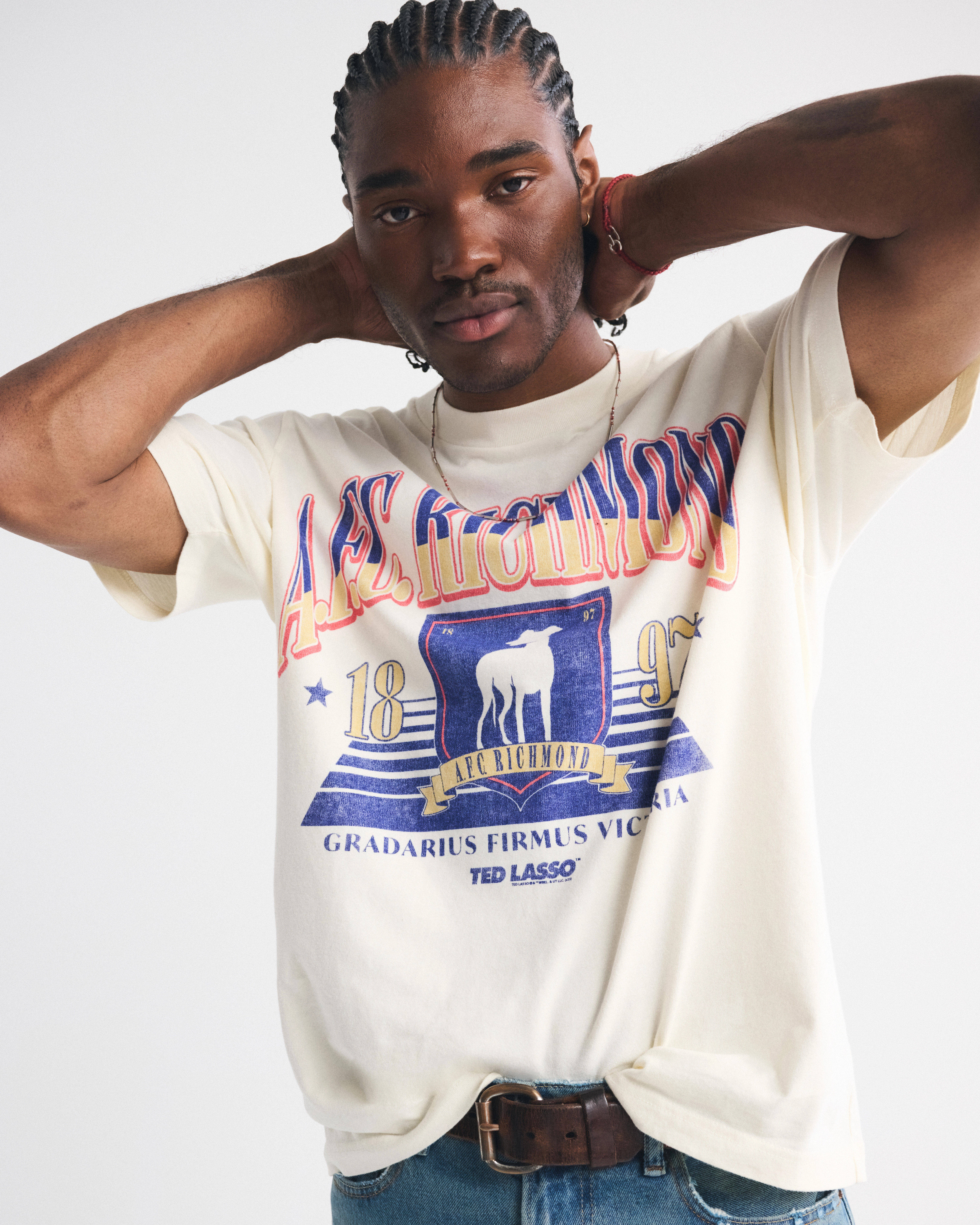 Ted Lasso Vintage-Inspired Graphic Tee | Abercrombie & Fitch (US)