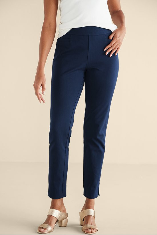 Women Soft Essential™ Superla Slim Leg Pants | Soft Surroundings
