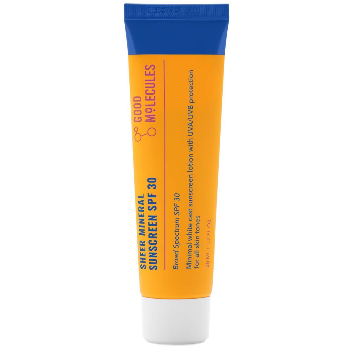 Good Molecules Sheer Mineral Face Sunscreen - SPF 30 - 1.7 fl oz | Target