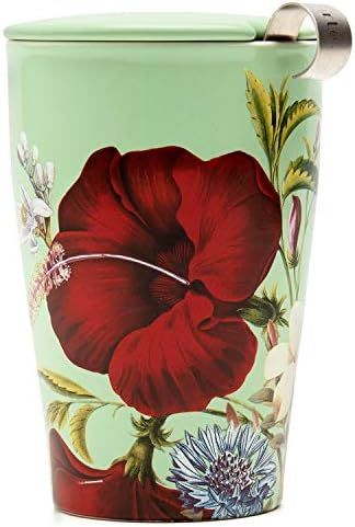 Tea Forté Kati Cup Fleur | Mug Removable Stainless Steel Infuser Cup | Quality Porcelain | 350 m... | Amazon (US)