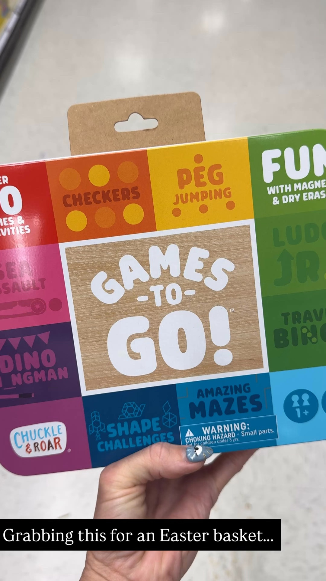 A great target find an Easter basket stuffer, over 80 games and activities in this fun little tin kit.  Not only is it great for travel it’ll fill that Easter basket perfectly.

#TravelActivities #OnTheGoActivities #EasterBasketStuffers #EasterBasketFillers ￼

#LTKKids #LTKmomlife #LTKTravel