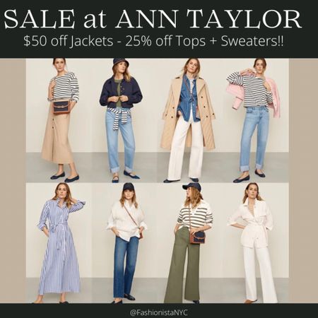 SALE at Ann Taylor!!
Save $50 off Jackets!!
Save 25% off Tops + Sweaters!!
Work Outfit - Date Night - Vacation Outfit - Jeans - Boots - WorkWear 

Follow my shop @fashionistanyc on the @shop.LTK app to shop this post and get my exclusive app-only content! Ring my Bell 🔔 to get Sale Notifications!!

#liketkit #LTKfindsunder50 #LTKsalealert #LTKfamily #LTKstyletip #LTKworkwear #LTKSeasonal
@shop.ltk
https://liketk.it/4yBlK