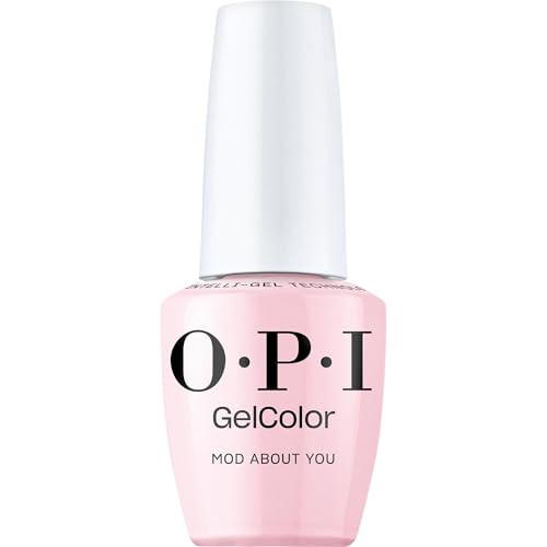 OPI GelColor, Soft Pink Opaque Crème Gel Nail Polish, Up to 3 Weeks of Wear & Self-Correcting Formula, Mod About You, 0.5 fl oz | Amazon (US)