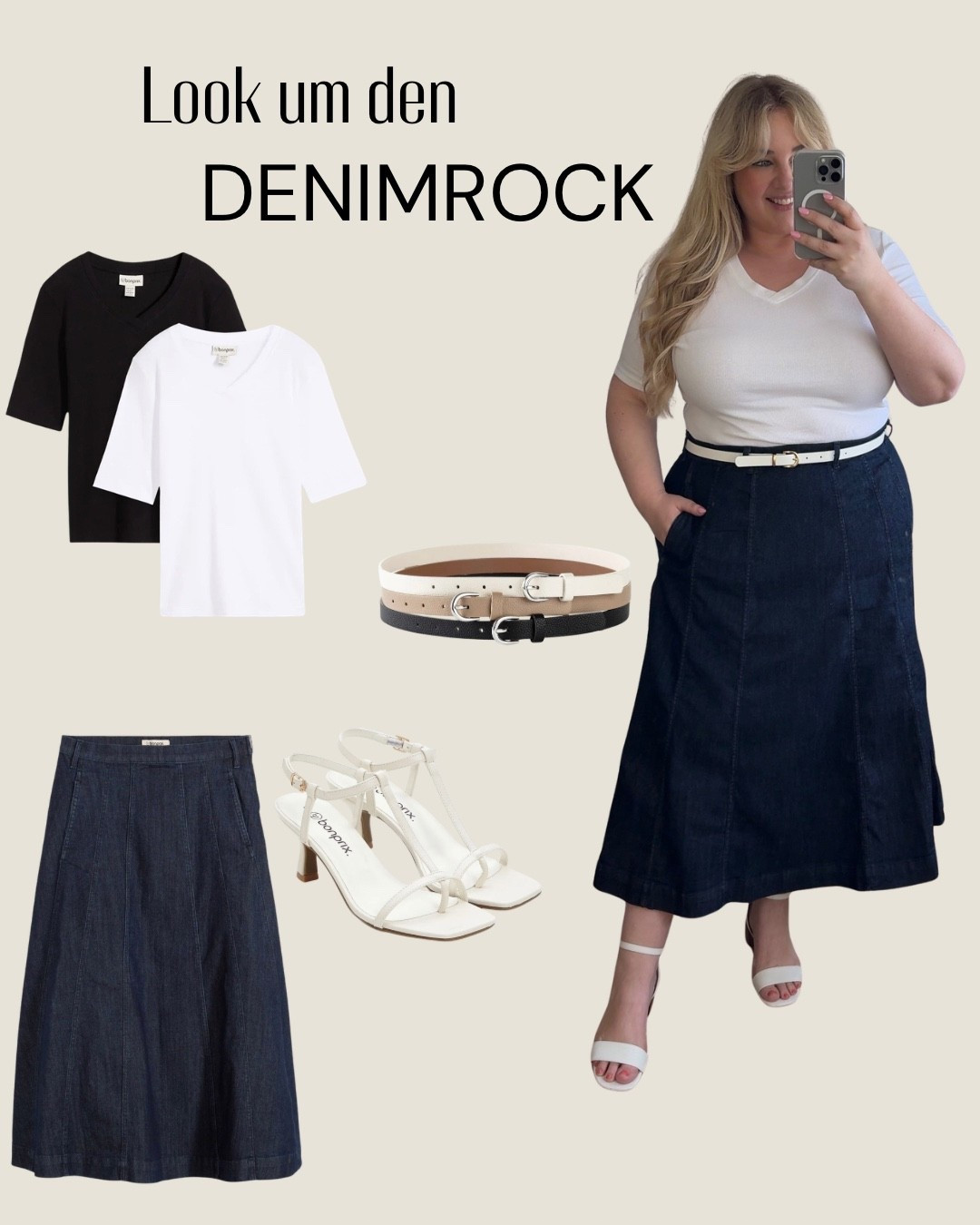 Look um den Denimrock 💙

15% sparen mit dem Code: beau15ty

vom 17.03. -einschl. 19.03.2026
einmalig einlösbar pro Kundin
gilt in DE App & Webshop

#denim #röcke #plussizefashion

#LTKdeutschland #LTKjeans #LTKplussize
