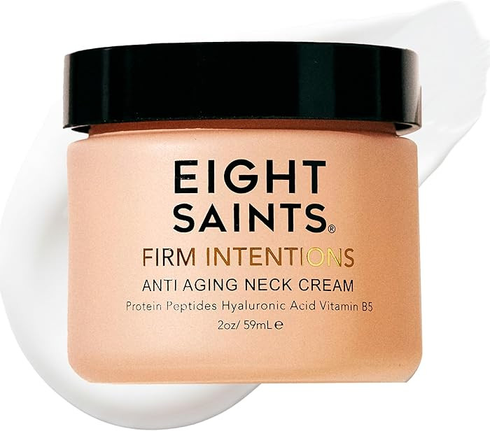 Eight Saints Firm Intentions Anti Aging Neck Cream, Natural & Organic, For Firming Skin and Reduc... | Amazon (US)