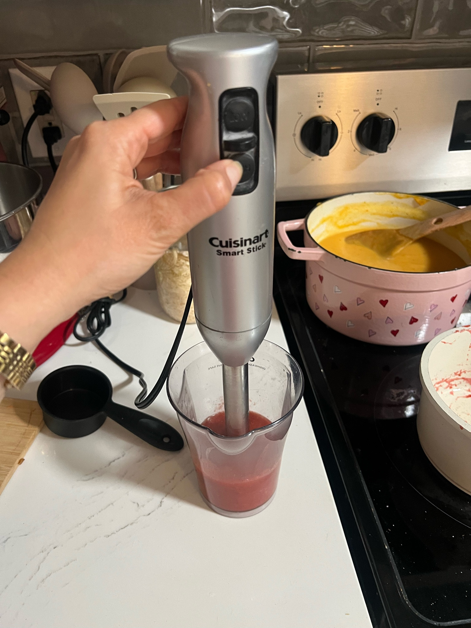 I love my immersion blender! I use it to make so many things. Puréed strawberries for my iced matcha lattes, making purée for sorbet for my ninja creami, to make popsicles, use it for soups. It really is the best! Mine is older but linking some new ones. 

#LTKHome #LTKfoodie #LTKMothersDay