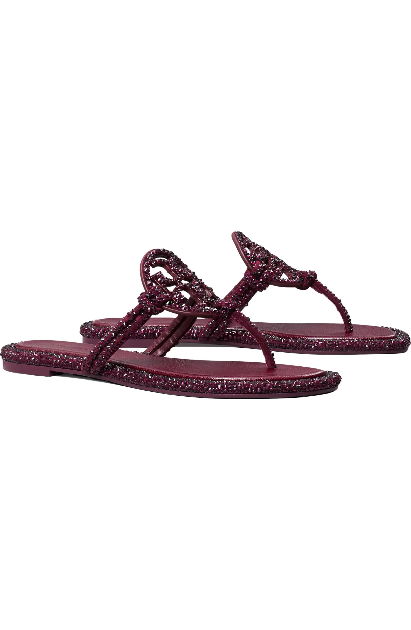 Miller Knotted Crystal Flip Flop (Women) | Nordstrom
