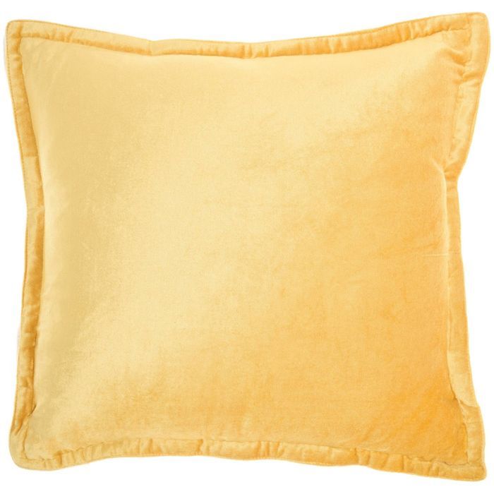 20"x20" Oversize Sofia Solid Velvet Flange Square Throw Pillow - Mina Victory | Target