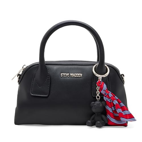 Steve Madden Melodie Small Dome Bag with Scarf, Black | Amazon (US)