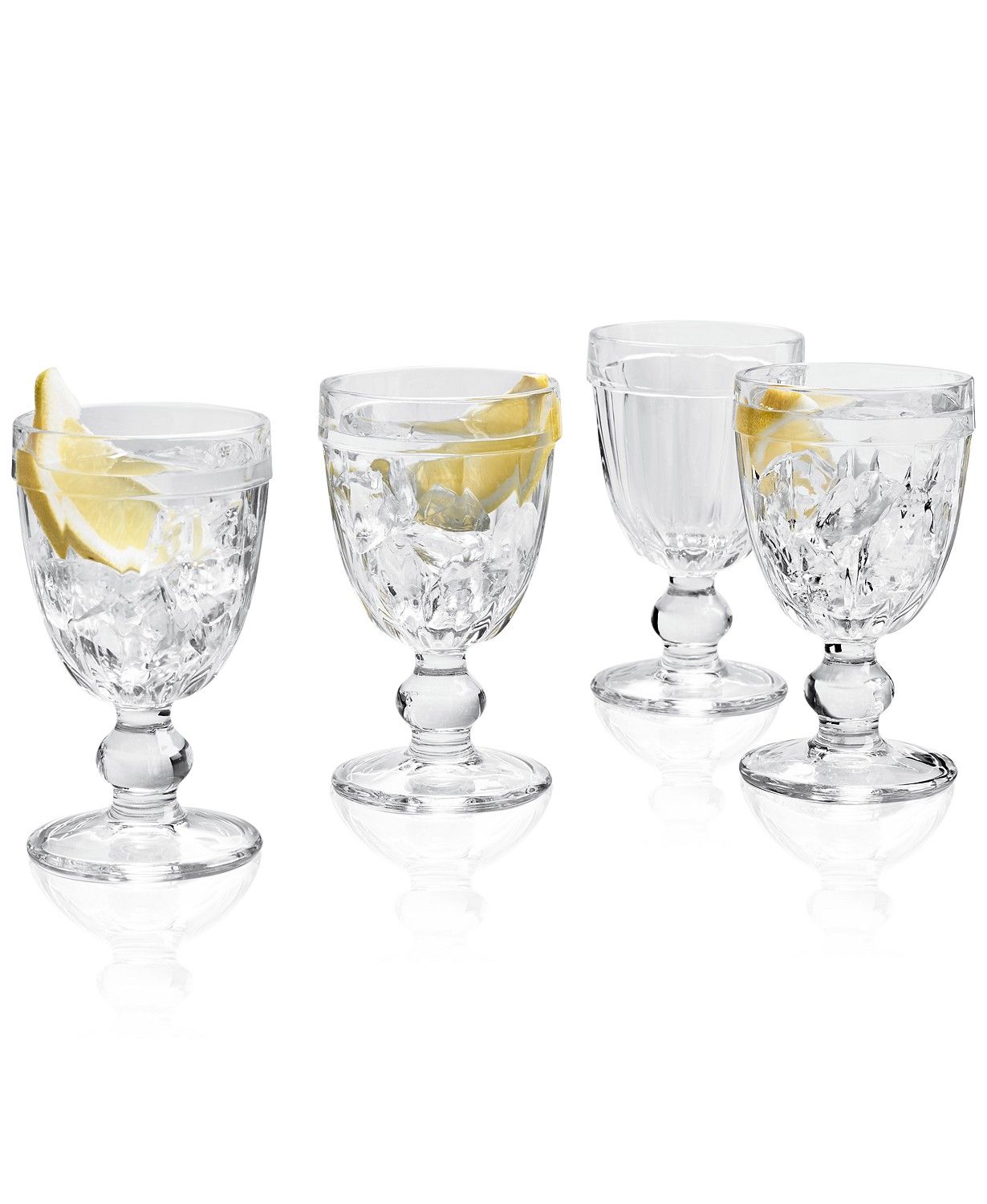 Clear Footed Goblets, Set of 4, Created for Macy's | Macys (US)