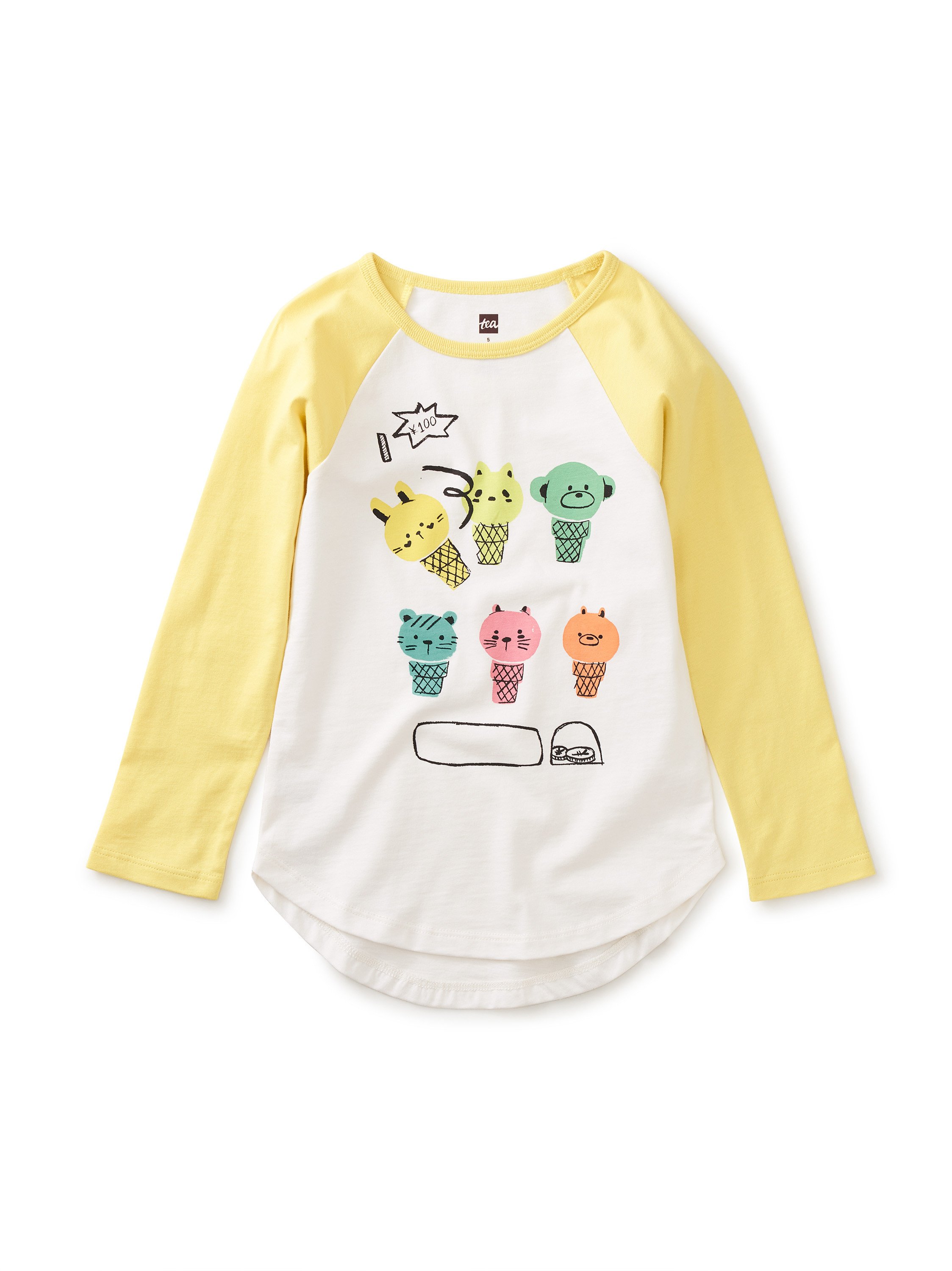 Ice Cream Raglan Graphic Tee | Tea Collection