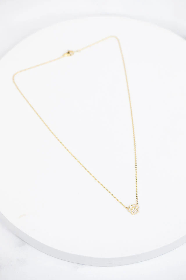 Dog Paw Charm Necklace | Avara