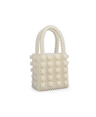 Beaded Top Handle Mini Tote Bag | Macys (US)