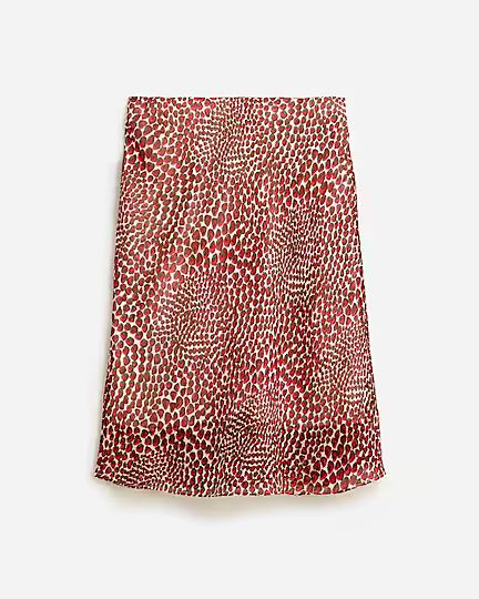 Pre-order Gwen knee-length skirt in strawberry swirl print | J.Crew US